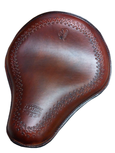 TAN 12 BY 13 HANDTOOLED WESTERN